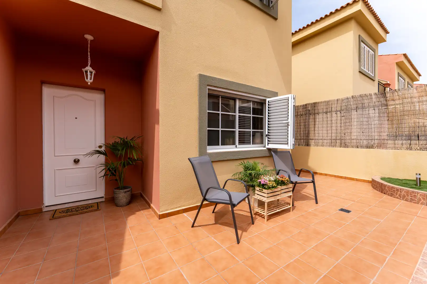 Terraza de Casa adosada en venta en San Bartolomé de Tirajana con Aire acondicionado, Jardín privado y Terraza