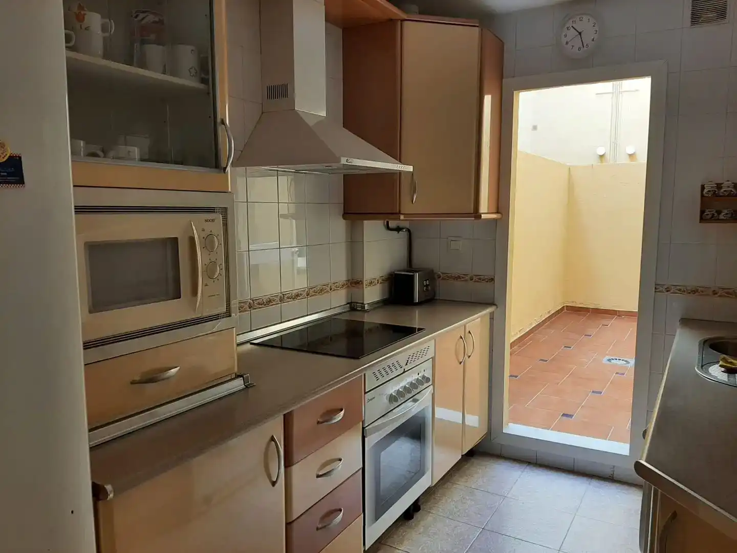 Kitchen of Flat for rent in Rota  with Swimming Pool, Furnished and Balcony