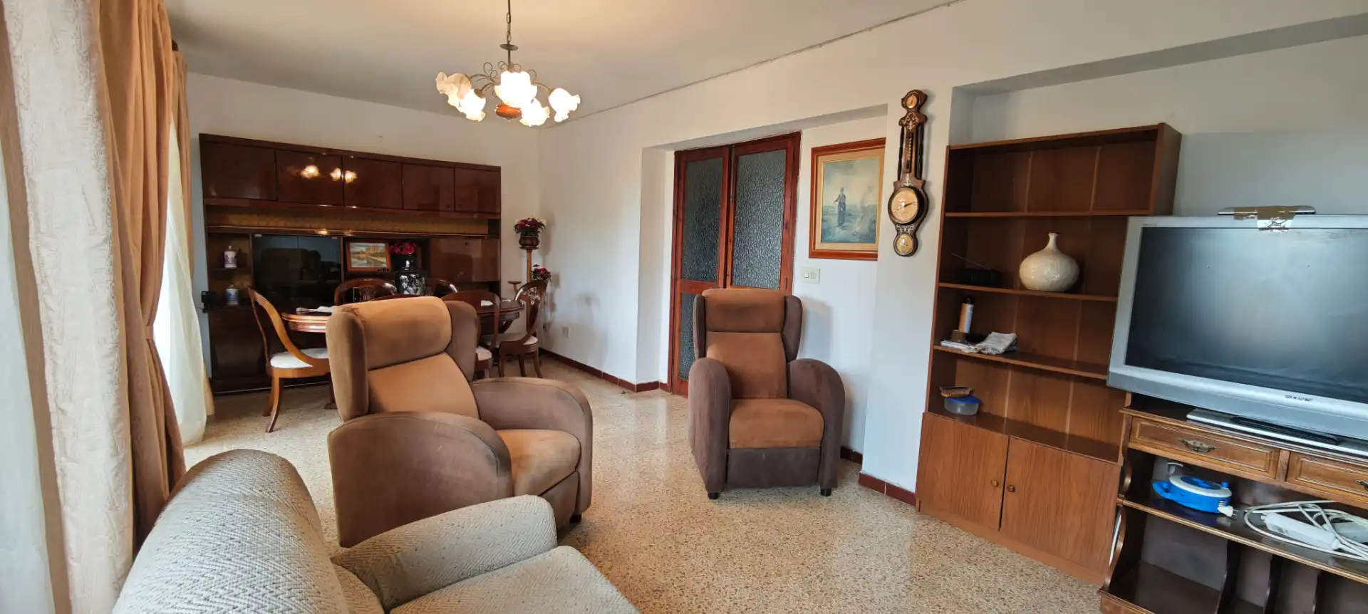 Sala d'estar de Pis en venda en  Palma de Mallorca amb Moblat i Balcó