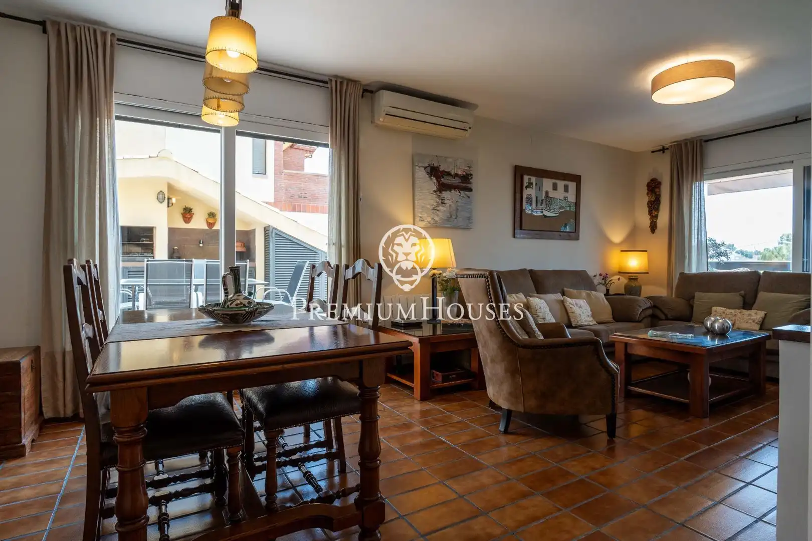 Living room of Houses for sale in Calafell  with Air Conditioner, Heating and Private garden