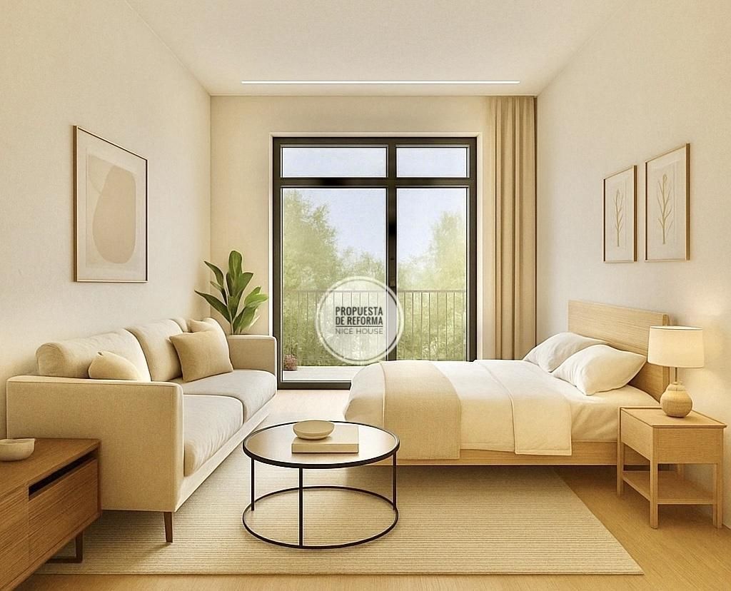 Bedroom of Study for sale in  Madrid Capital  with Air Conditioner and Balcony