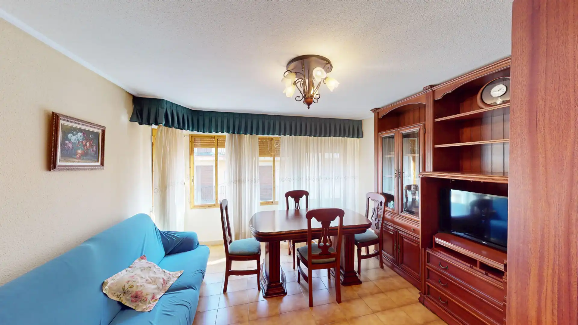 Living room of Flat for sale in Torremanzanas / La Torre de les Maçanes  with Balcony