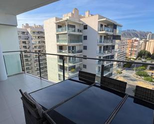 Terrassa de Apartament de lloguer en Villajoyosa / La Vila Joiosa amb Aire condicionat, Terrassa i Piscina comunitària