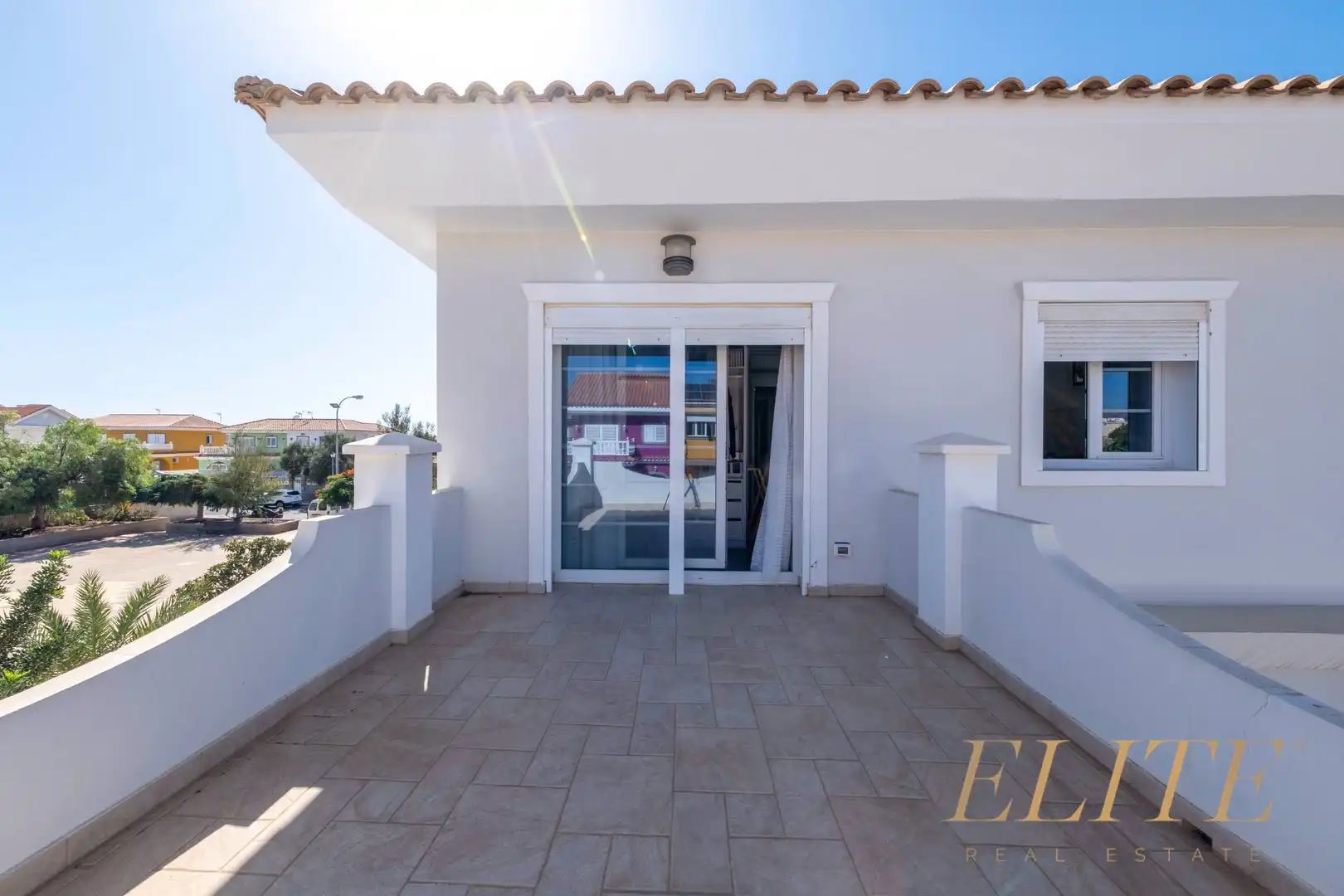 Terraza de Casa adosada en venta en San Bartolomé de Tirajana con Aire acondicionado, Jardín privado y Terraza