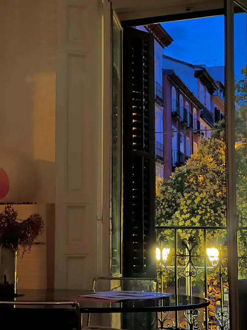 Exterior view of Flat for rent in Madrid  with Air Conditioner, Heating and Private garden