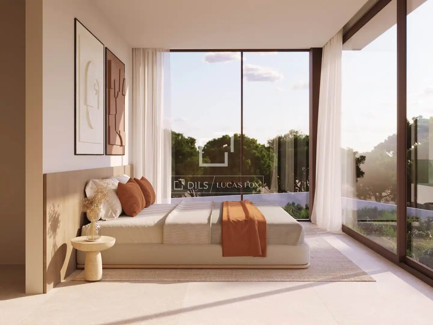 Bedroom of Houses for sale in Santa Eulària des Riu  with Air Conditioner, Heating and Private garden