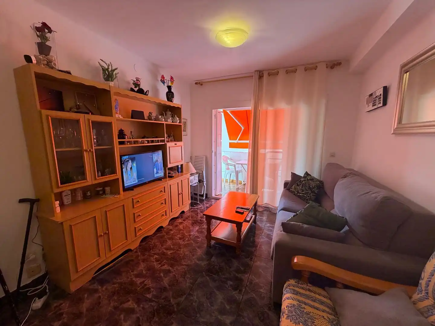 Living room of Apartments for sale in El Vendrell  with Terrace, Furnished and Alarm