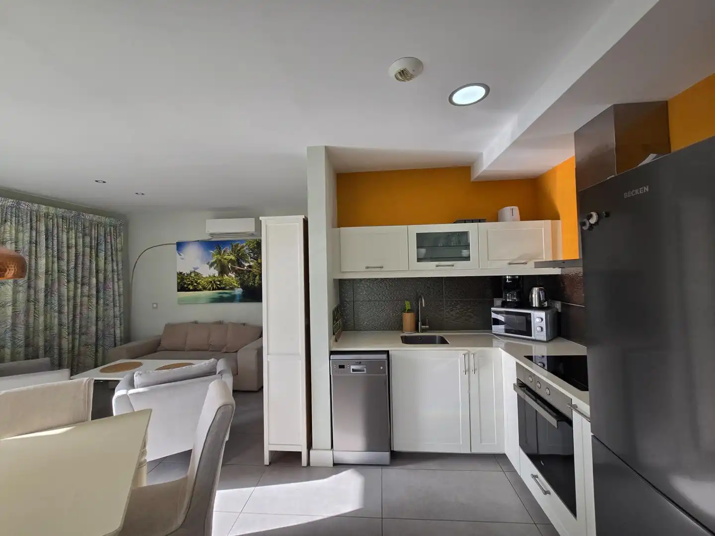 Kitchen of Apartments for rent in Mogán  with Air Conditioner, Terrace and Furnished