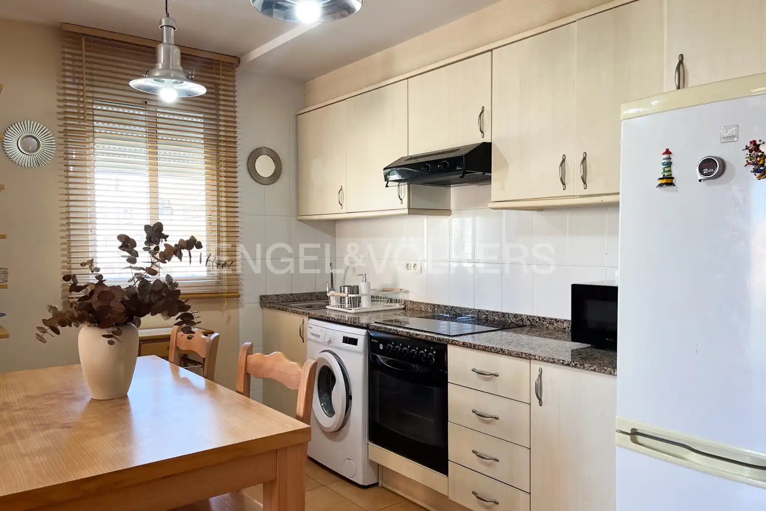 Cocina de Piso de alquiler en Canet d'En Berenguer con Aire acondicionado, Calefacción y Terraza