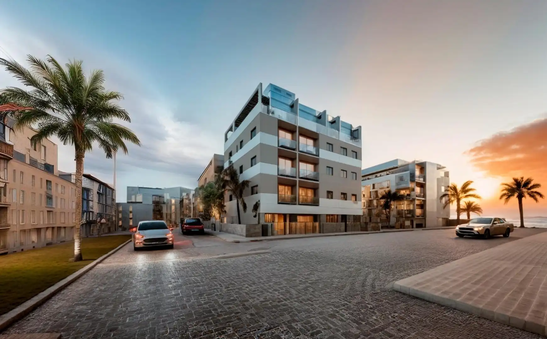 Vista exterior de Apartamento en venta en San Pedro del Pinatar con Piscina comunitaria