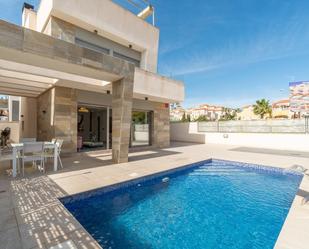 Swimming pool of House or chalet for sale in San Miguel de Salinas  with Air Conditioner, Heating and Private garden