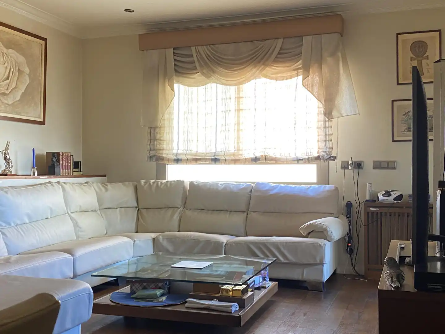 Sala d'estar de Pis en venda en Barcelona amb Aire condicionat, Calefacció i Parquet