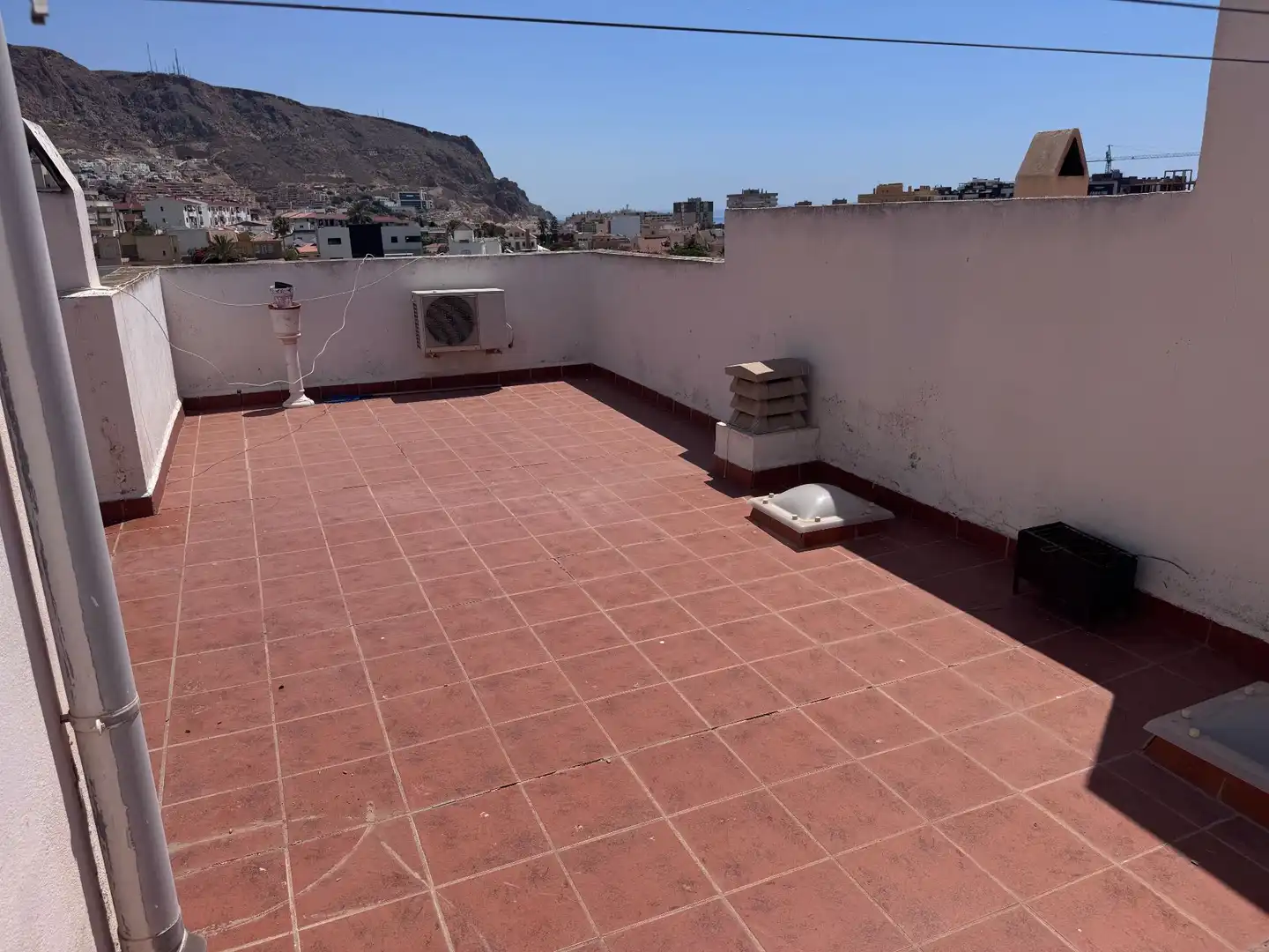Terrace of Detached homes for sale in Roquetas de Mar  with Air Conditioner, Terrace and Storage room