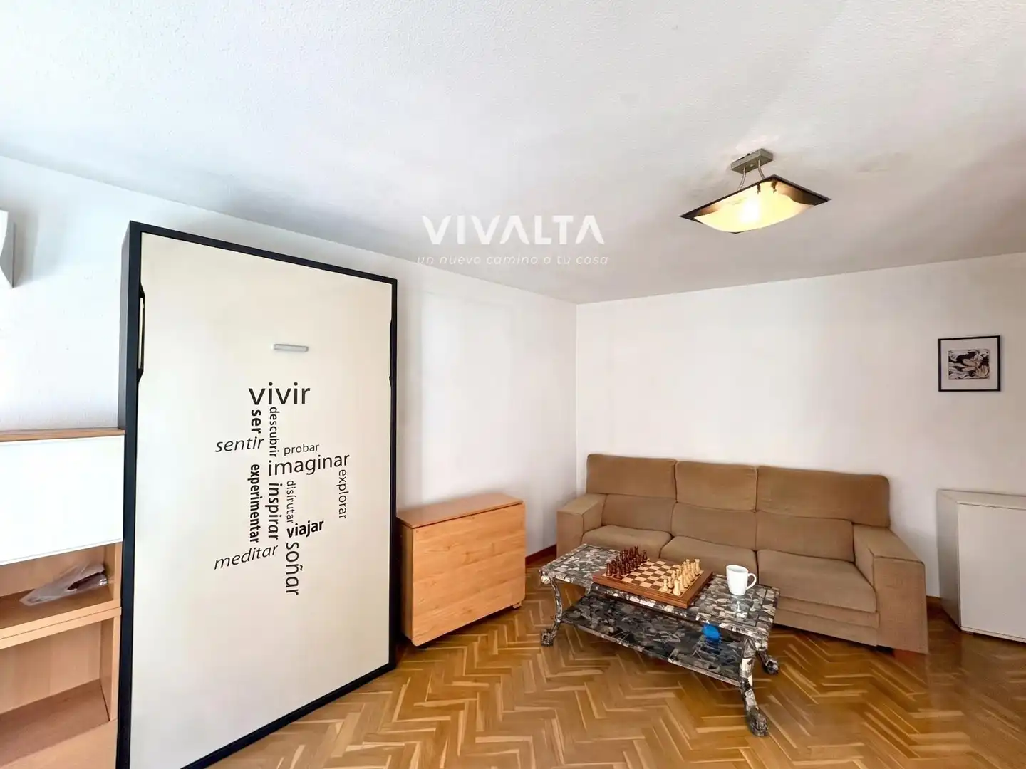 Sala de estar de Estudio en venta en Madrid con Aire acondicionado y Amueblado