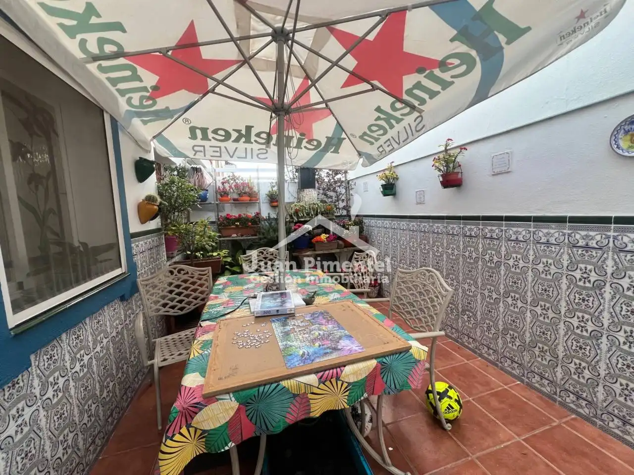 Terraza de Casa o chalet de alquiler en Estepona con Aire acondicionado y Amueblado
