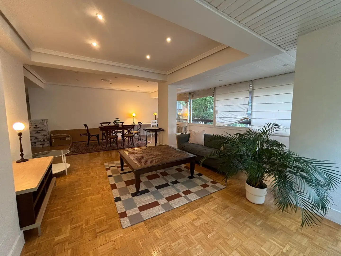 Wohnzimmer von Wohnung zur Miete in Madrid mit Klimaanlage, Heizung und Möbliert