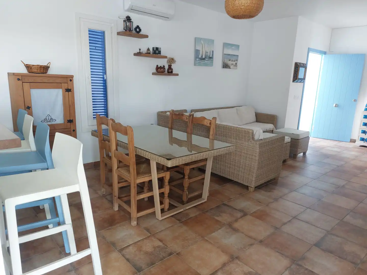 Dining room of Houses for rent in Chiclana de la Frontera  with Air Conditioner, Private garden and Terrace