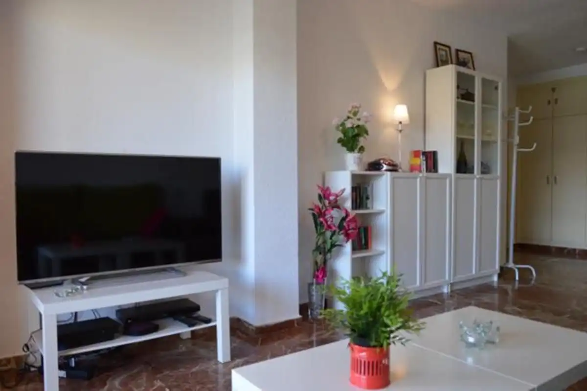 Wohnzimmer von Wohnungen zur Miete in Almuñécar mit Klimaanlage, Terrasse und Möbliert