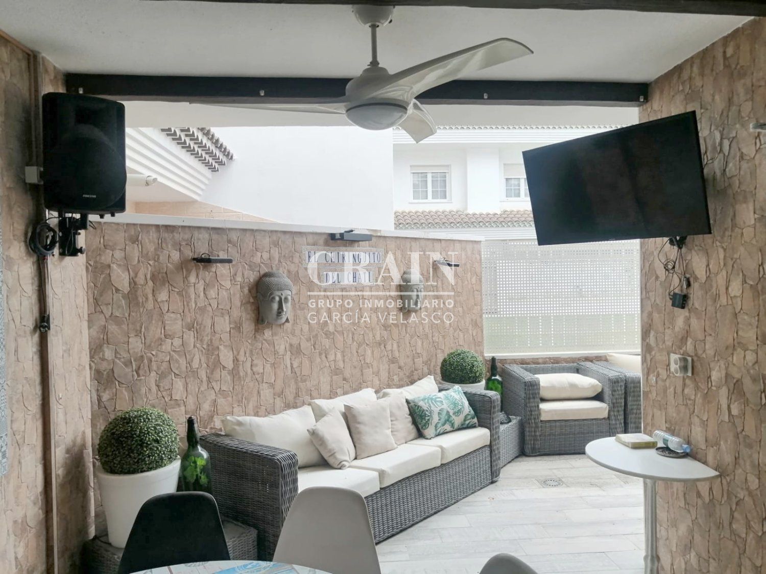 Terrassa de Casa adosada en venda en  Albacete Capital amb Aire condicionat, Calefacció i Traster