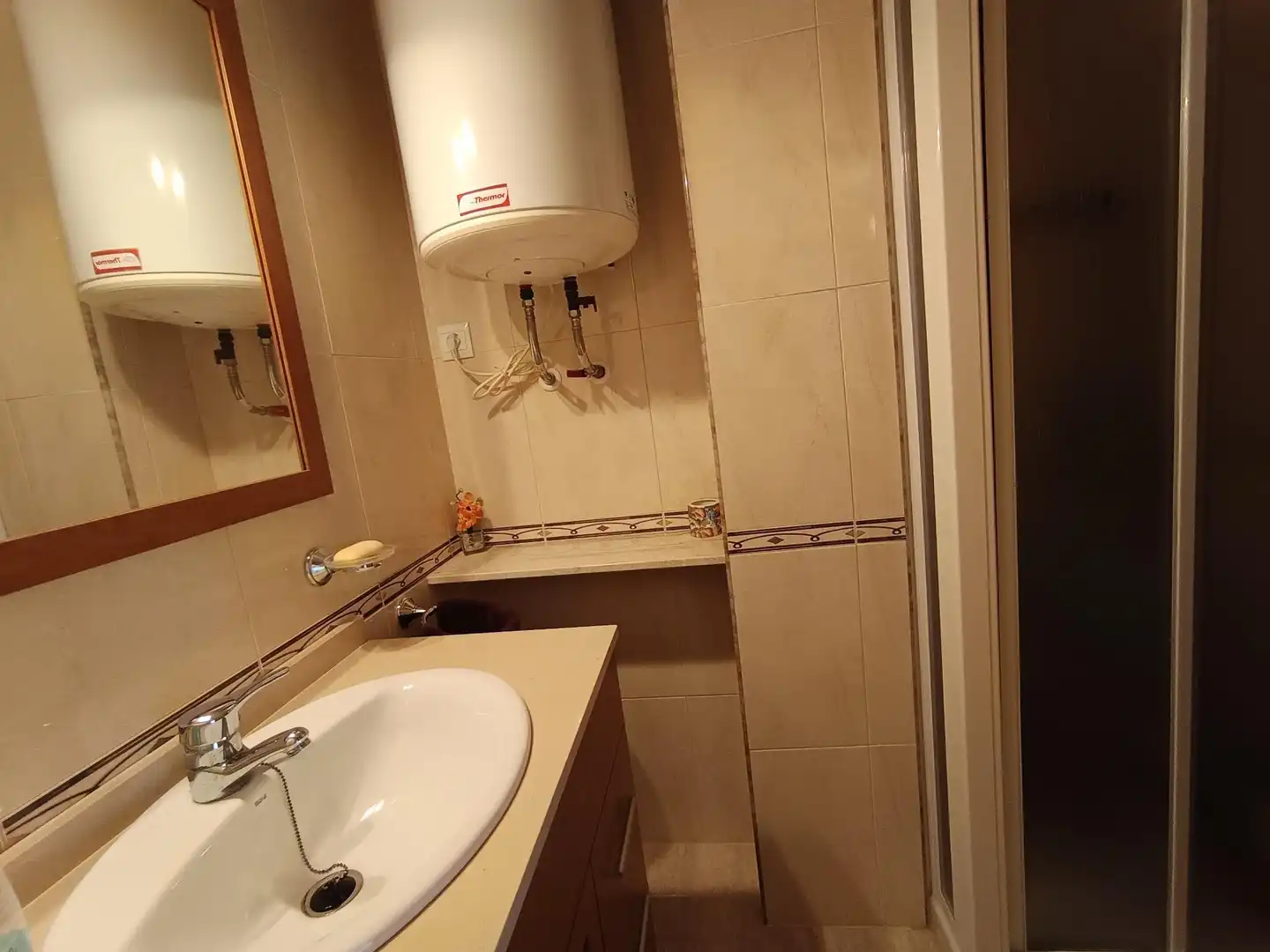 Bathroom of Duplexes for sale in L'Ampolla  with Air Conditioner, Terrace and Furnished