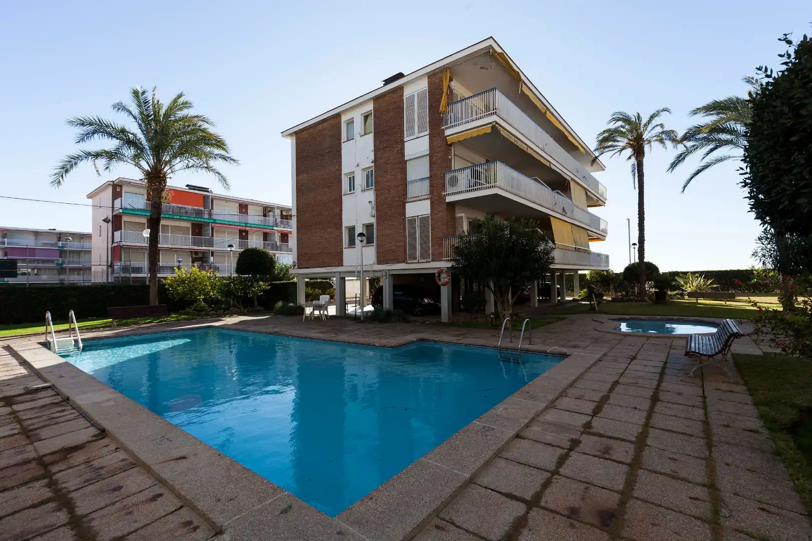 Swimming pool of Apartments for sale in Castelldefels  with Air Conditioner, Heating and Terrace