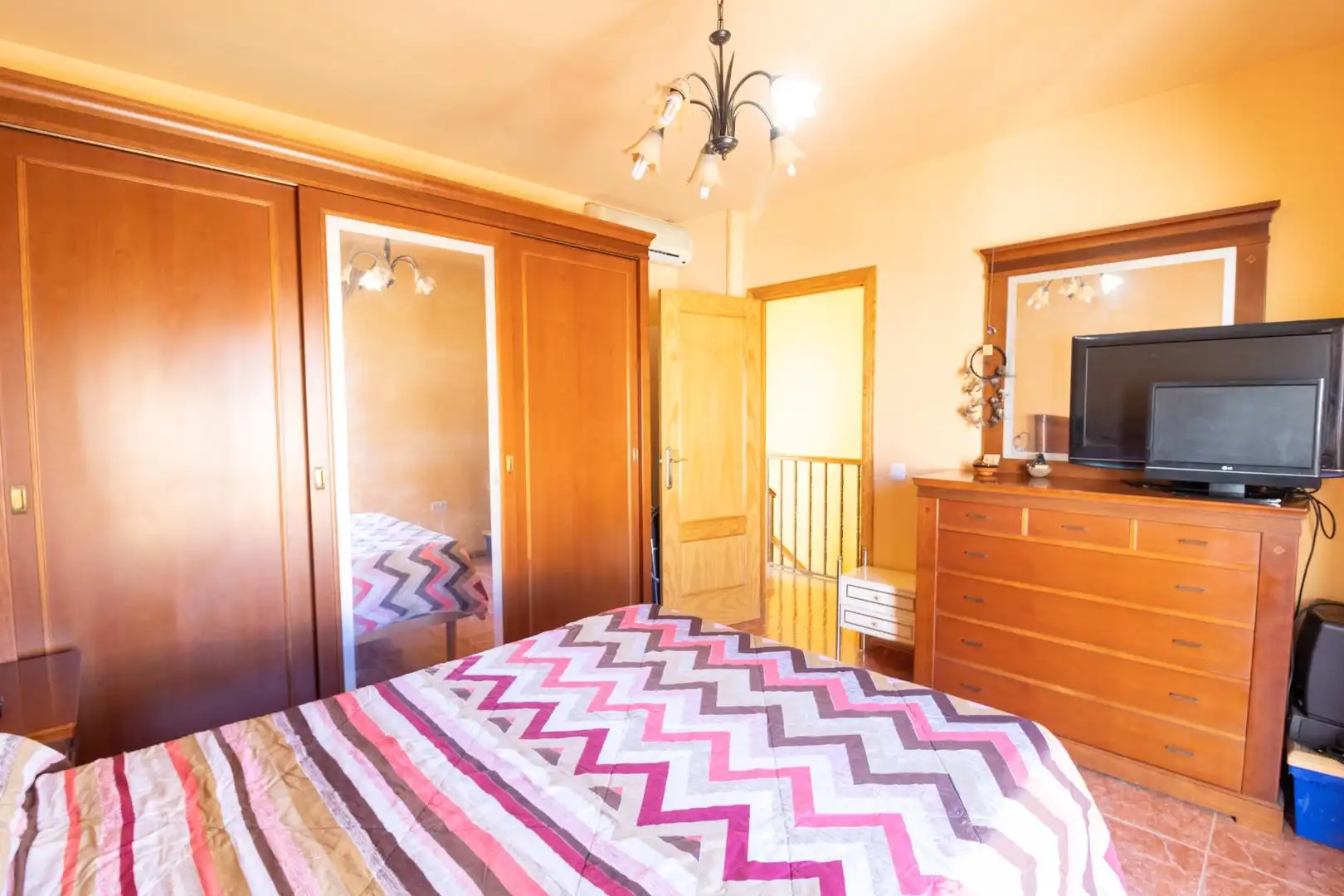 Bedroom of Houses for sale in Pechina  with Air Conditioner, Terrace and Balcony
