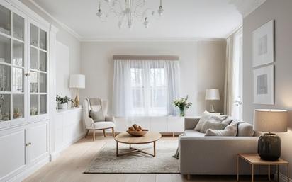Sala d'estar de Apartament en venda en  Barcelona Capital