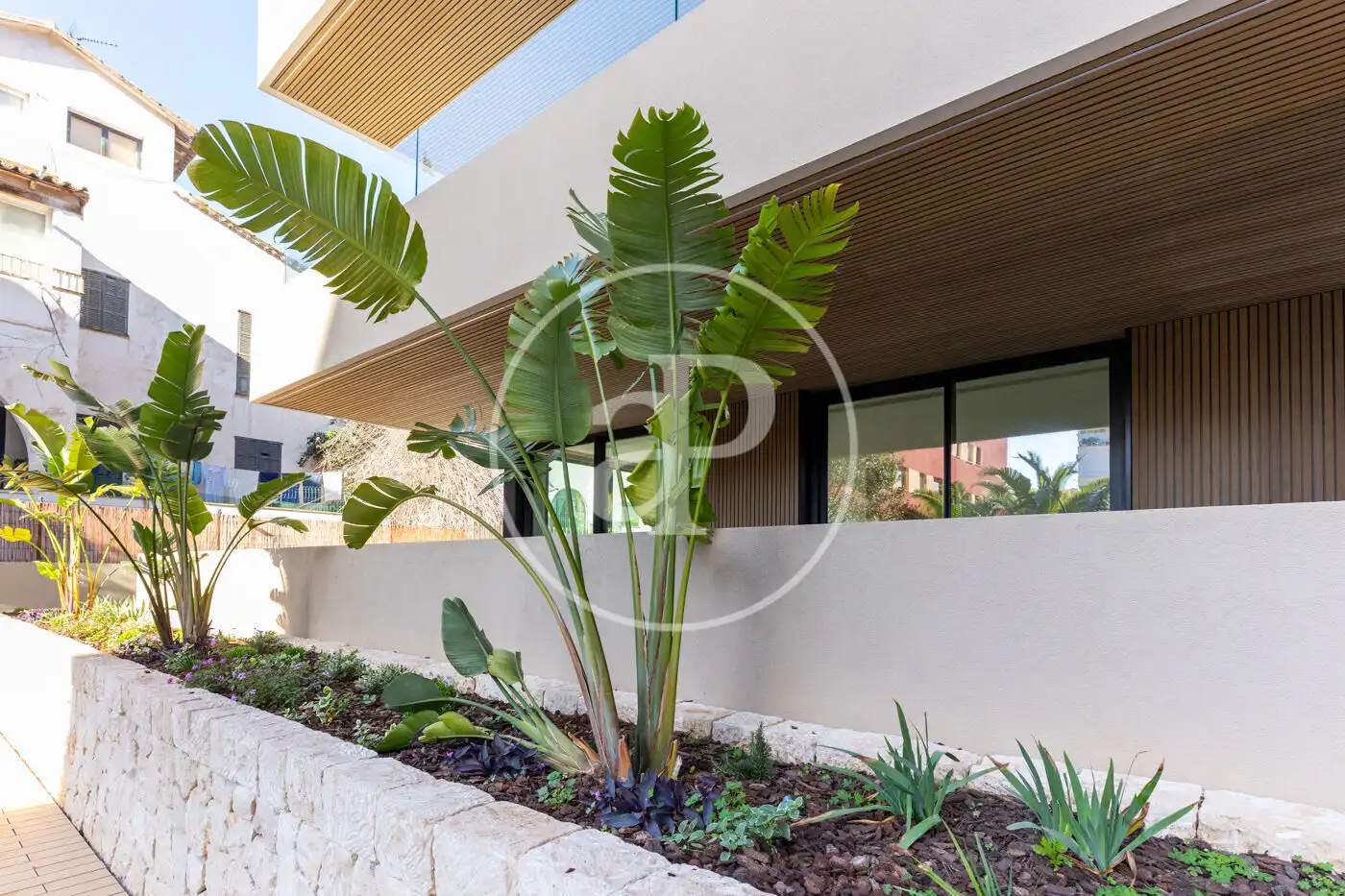 Exterior view of Flat for sale in  Palma de Mallorca  with Air Conditioner, Heating and Private garden