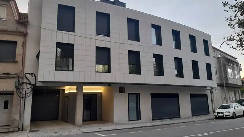 Vista exterior de Garatge en venda en Vigo 