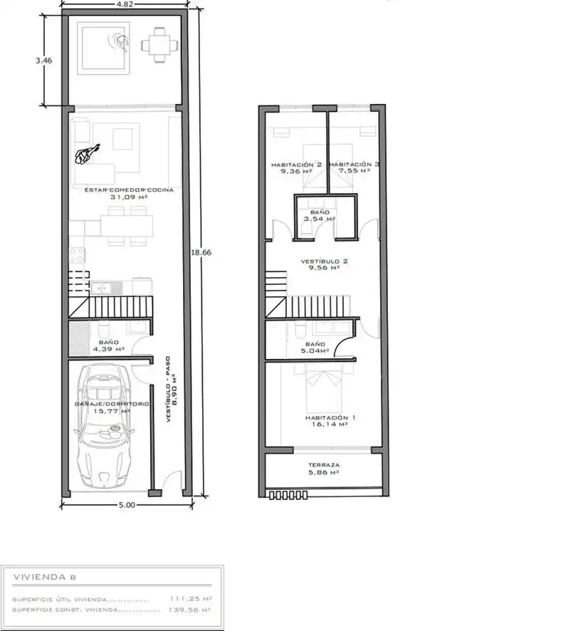 Residencial en venda en La Unión