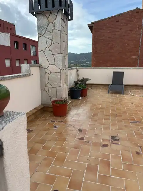 Terrasse von Dachboden zum Verkauf in Mataró mit Klimaanlage, Heizung und Terrasse