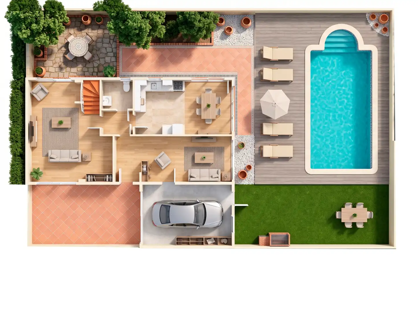 Casa bifamiliare con piscina in vendita a Calle los Brezos, imagen 48