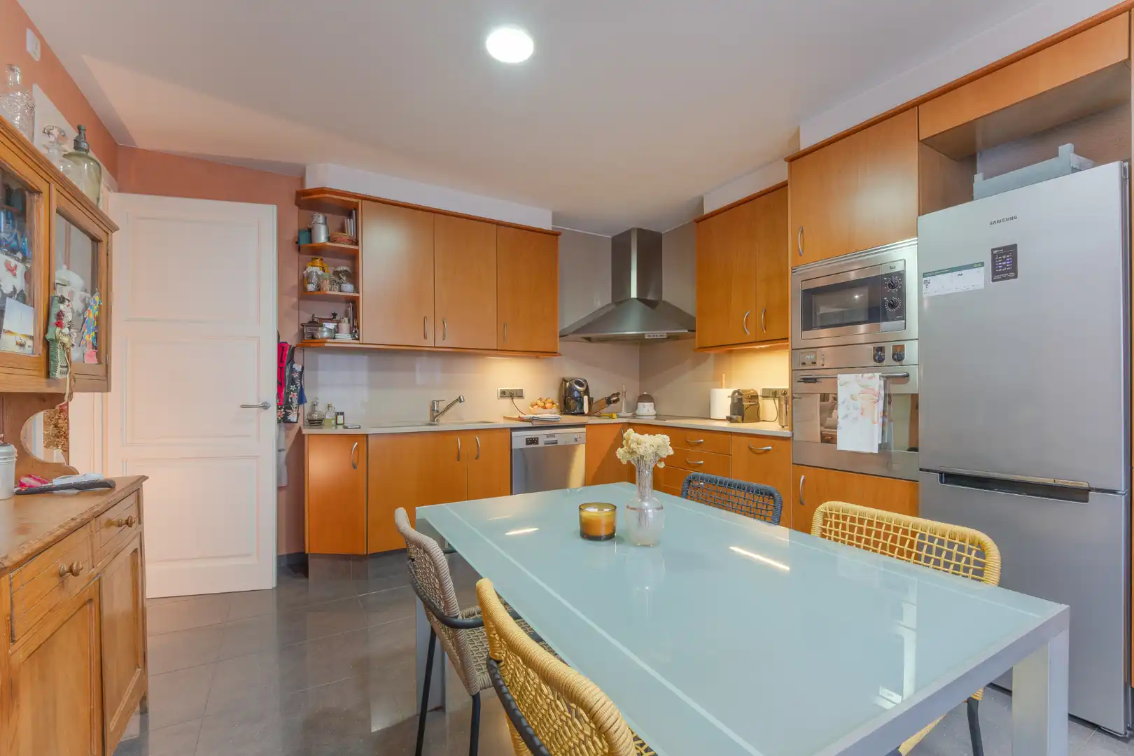 Küche von Wohnung zum Verkauf in Girona mit Heizung und Terrasse