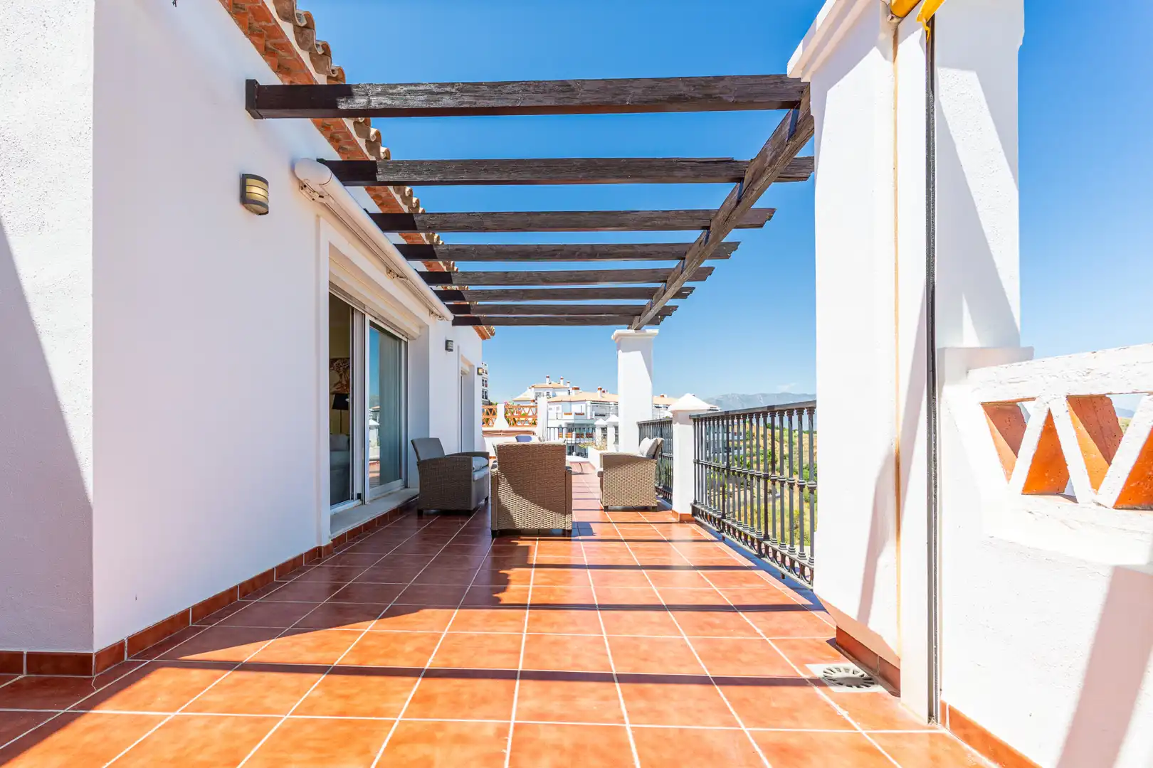 Terraza de Ático en venta en Mijas con Aire acondicionado, Terraza y Piscina