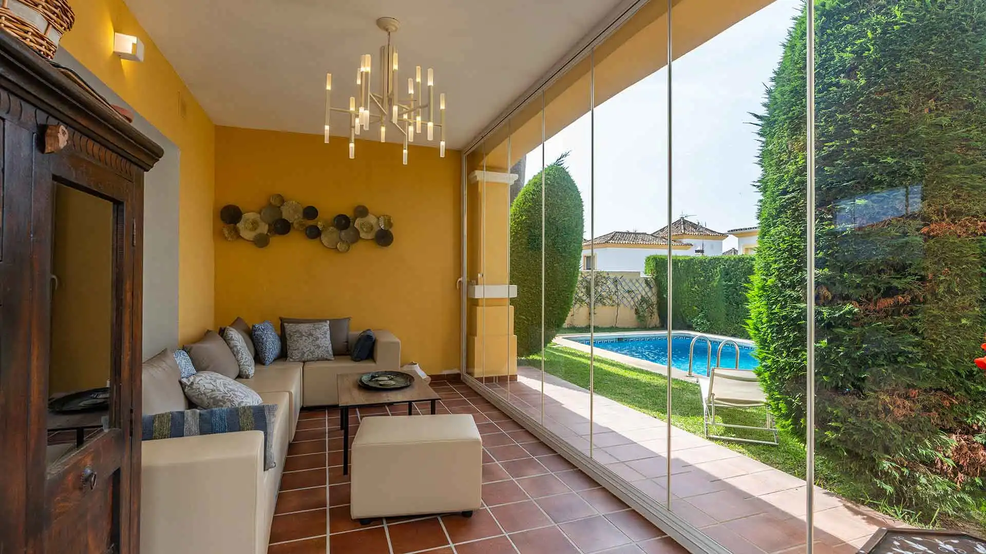 Jardín de Casa o chalet de alquiler en Marbella con Aire acondicionado, Jardín privado y Terraza