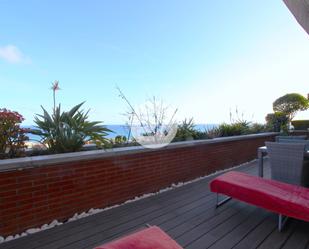 Terrace of Flat to rent in Sitges  with Air Conditioner, Heating and Parquet flooring