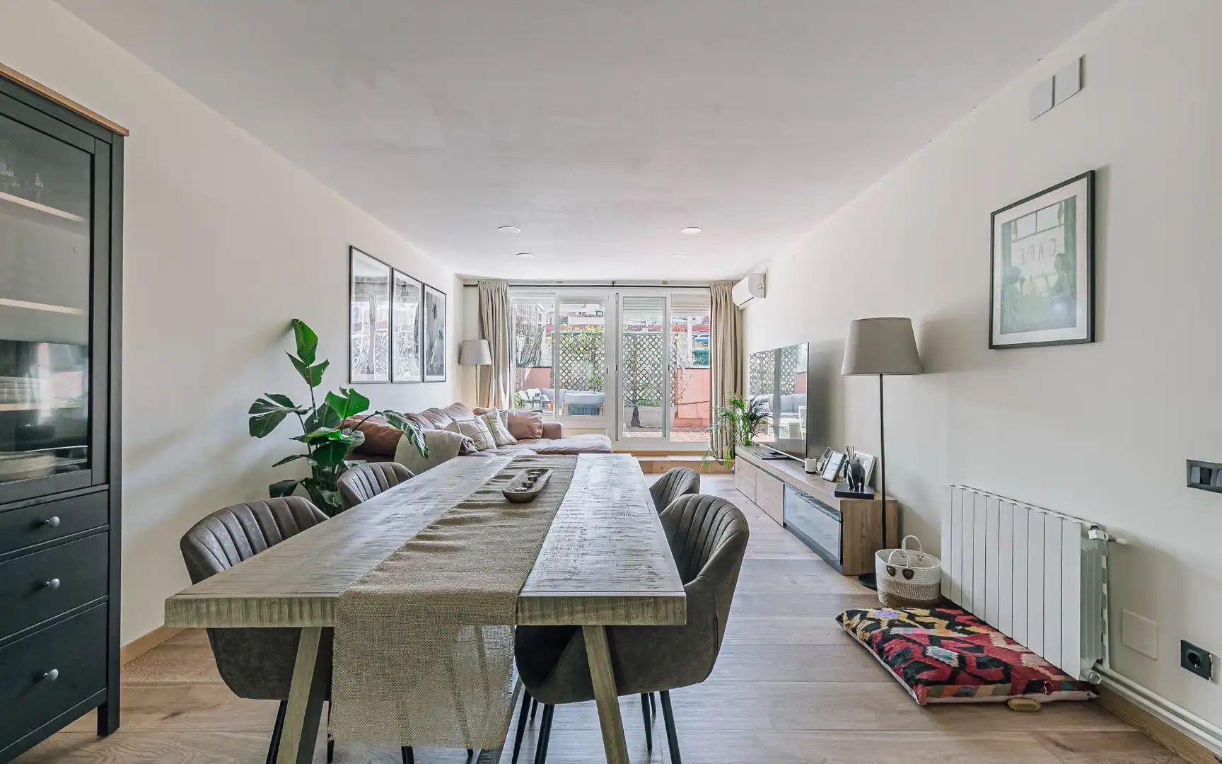 Sala d'estar de Àtic en venda en Badalona amb Aire condicionat, Calefacció i Terrassa