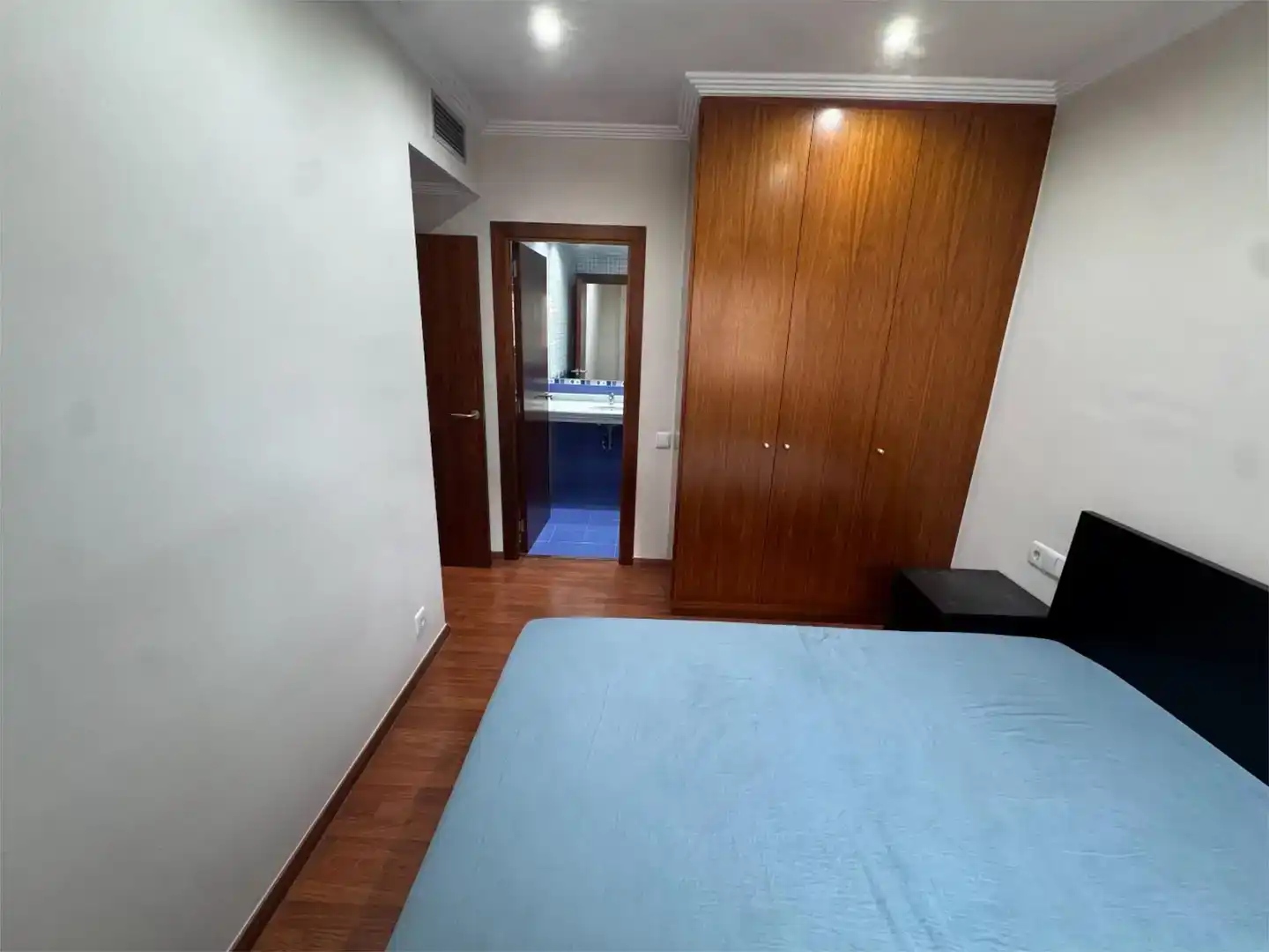 Bedroom of Flat for rent in Premià de Mar  with Air Conditioner, Parquet flooring and Storage room