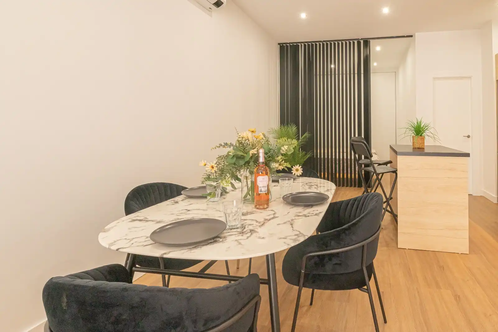 Dining room of Apartments for sale in Mijas  with Air Conditioner, Terrace and Furnished