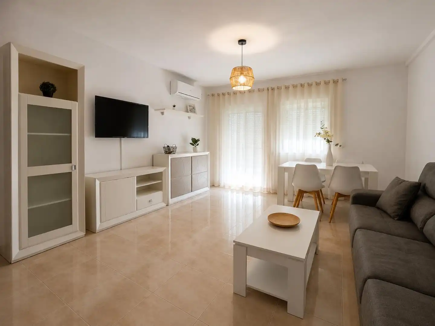 Living room of Flat for rent in Mérida  with Air Conditioner and Furnished