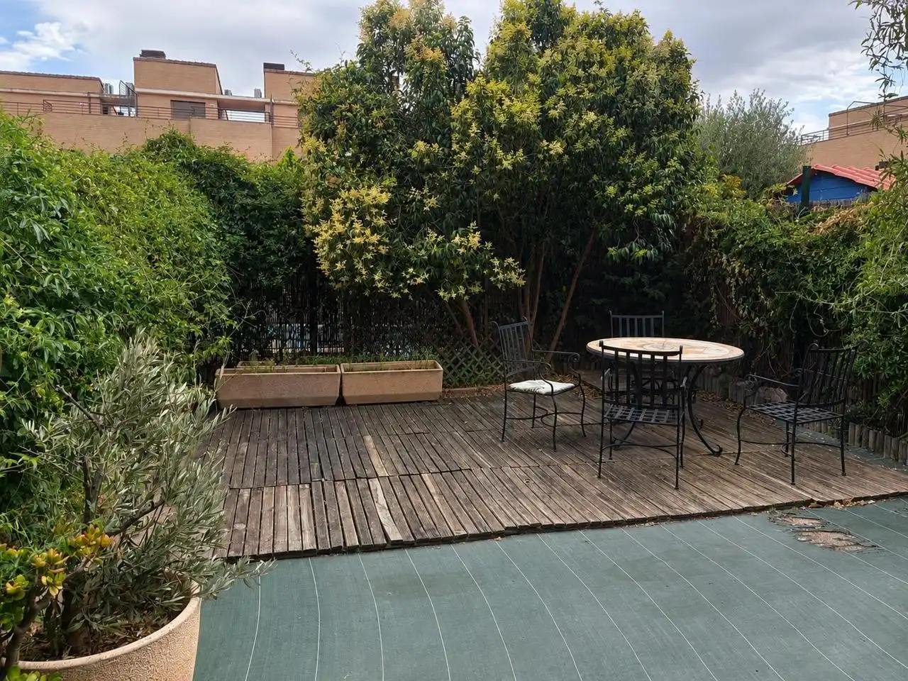 Terrassa de Casa o xalet en venda en Zaragoza amb Aire condicionat, Calefacció i Jardí privat