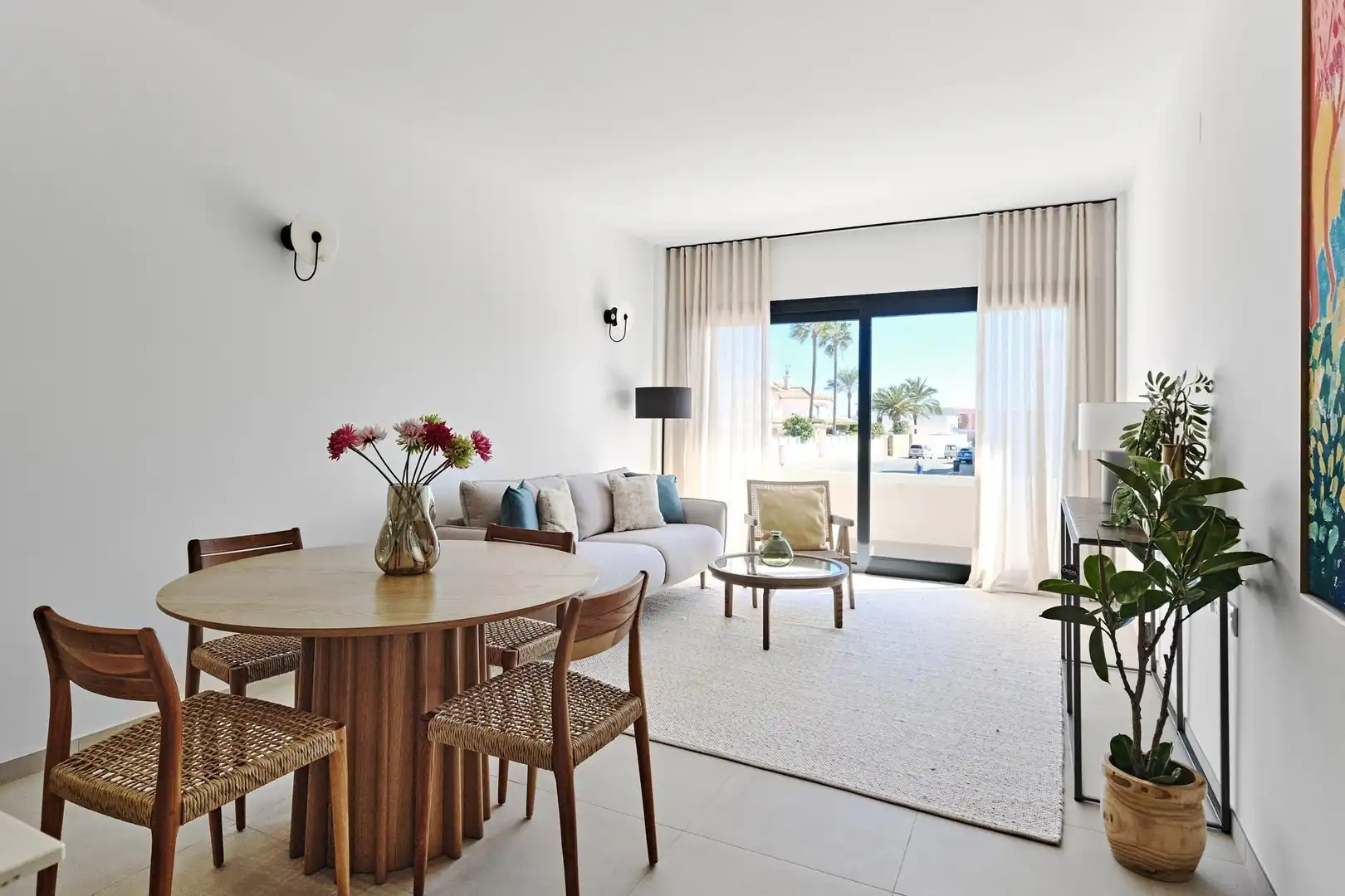 Living room of Flat for sale in Torrevieja  with Air Conditioner, Terrace and Storage room