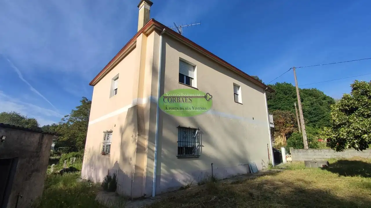 Vista exterior de Casa o xalet en venda en Cortegada amb Calefacció, Jardí privat i Parquet