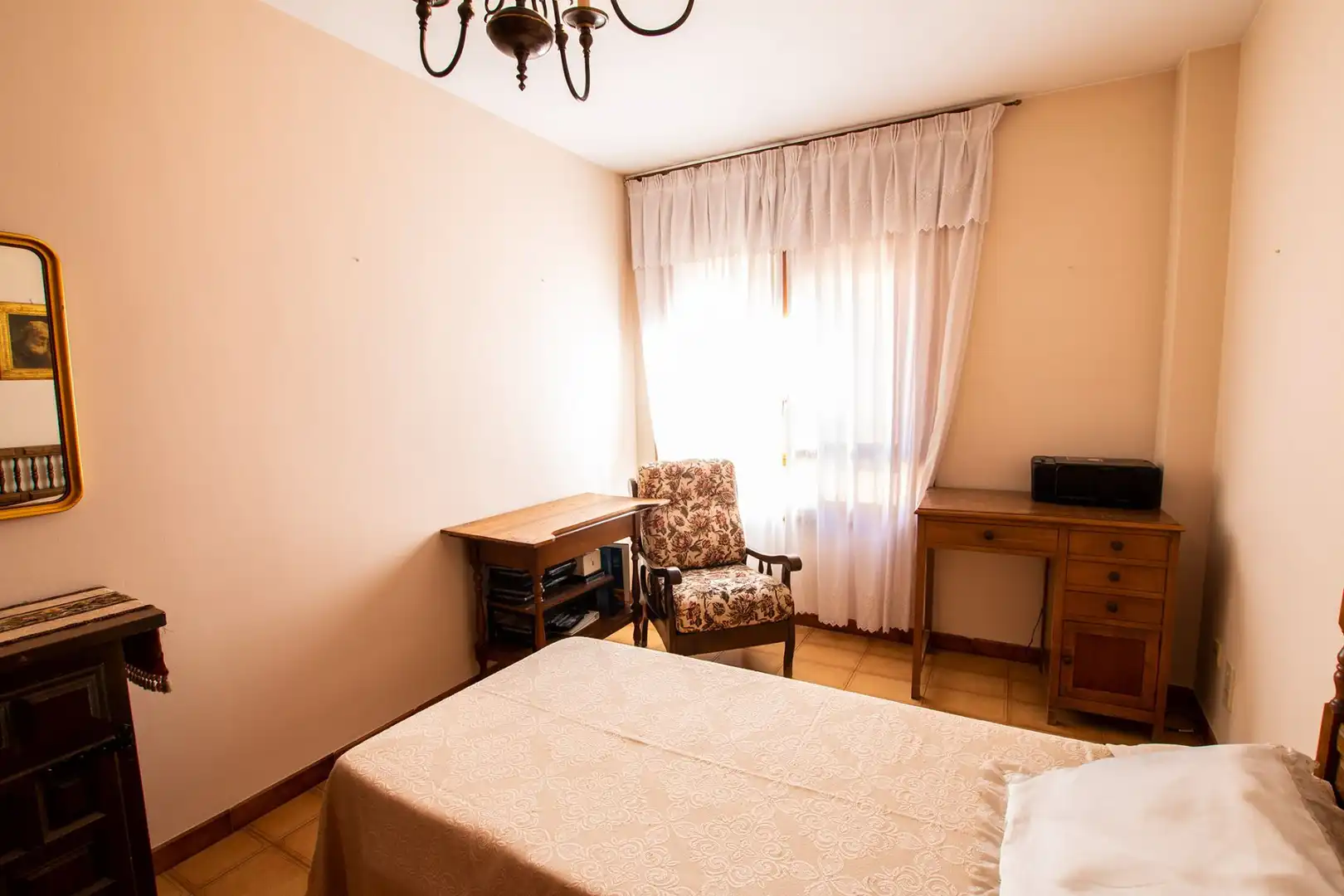 Schlafzimmer von Wohnung zum Verkauf in Caspe mit Klimaanlage und Heizung