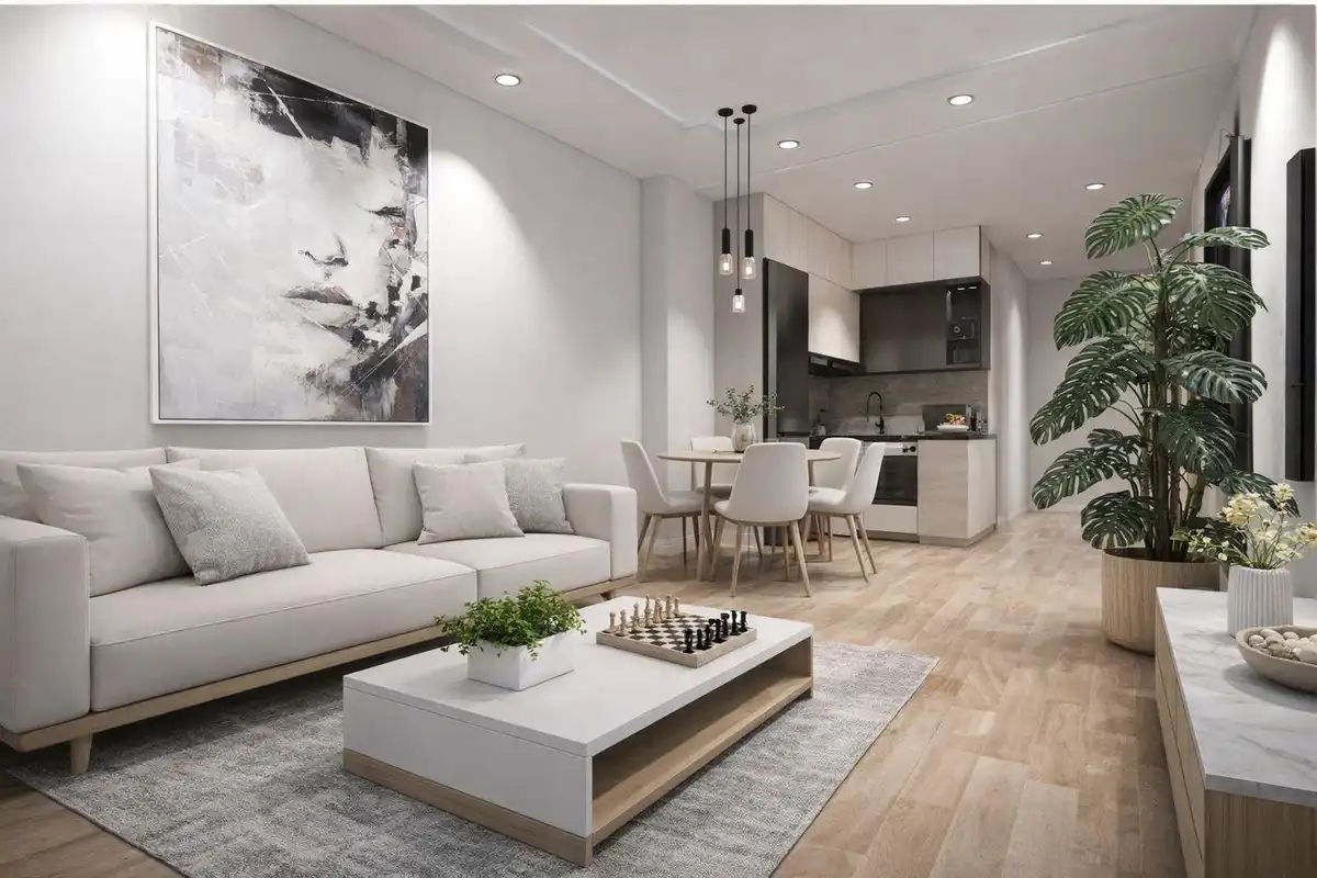 Sala d'estar de Apartament en venda en Fuengirola amb Aire condicionat, Calefacció i Terrassa