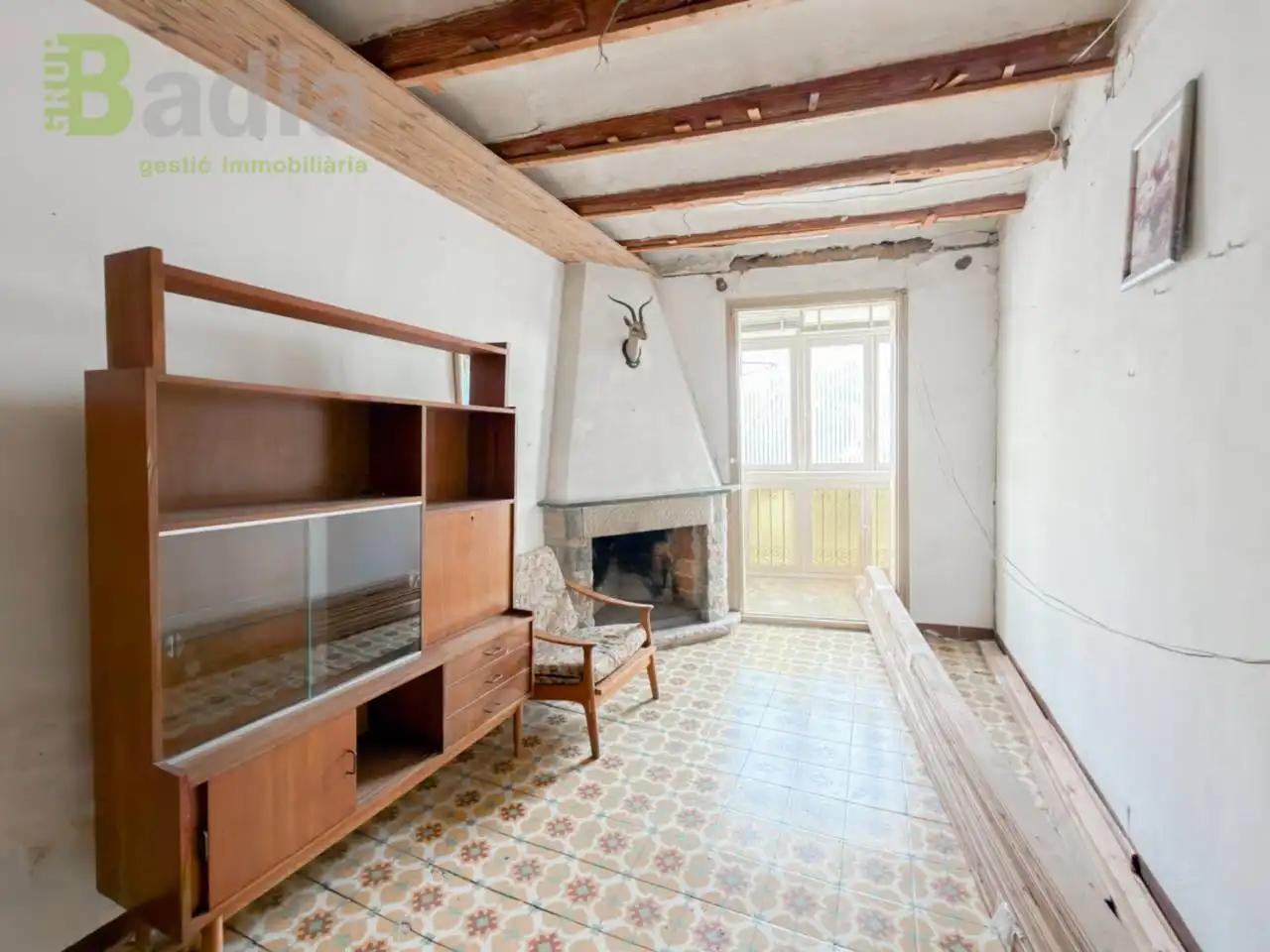 Sala de estar de Casa o chalet en venta en Alcarràs con Jardín privado