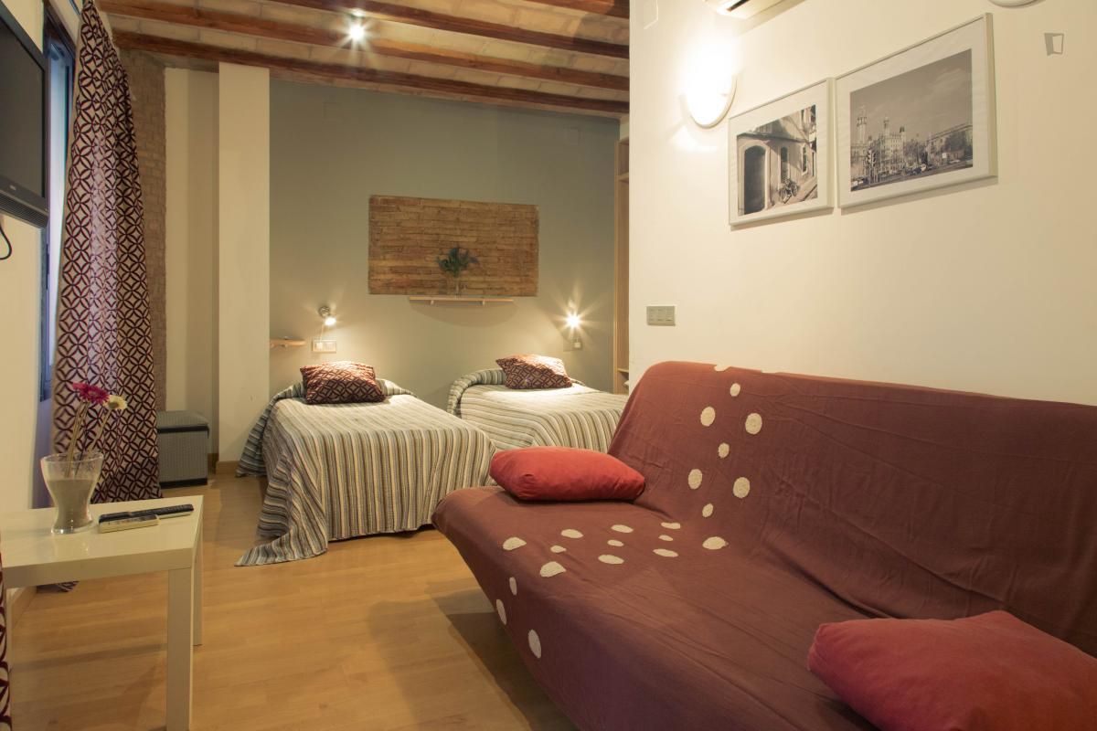 Estudio de alquiler en La Barceloneta
