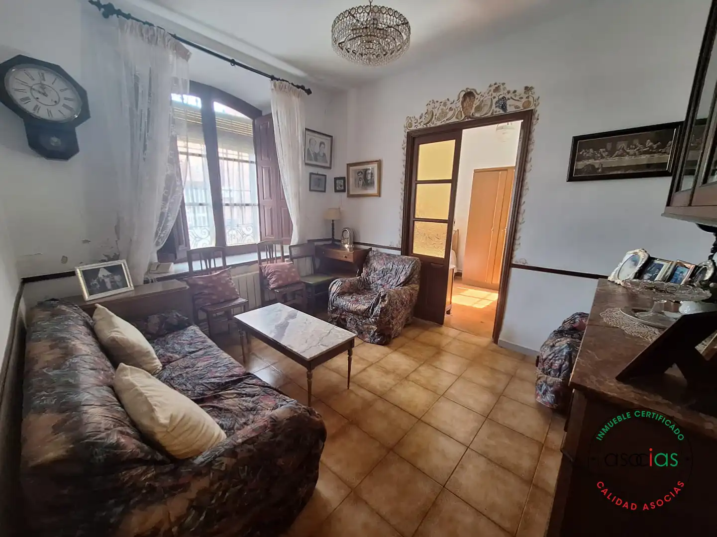 Sala de estar de Casa adosada en venta en Grajal de Campos con Calefacción, Jardín privado y Balcón