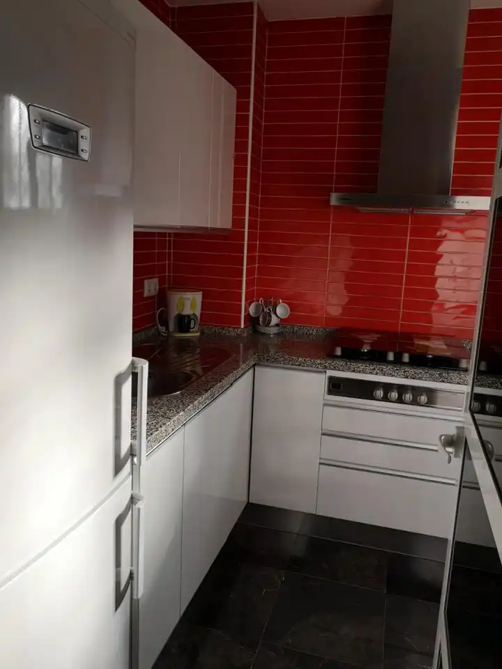 Cuina de Loft de lloguer en Sevilla amb Aire condicionat, Moblat i Internet