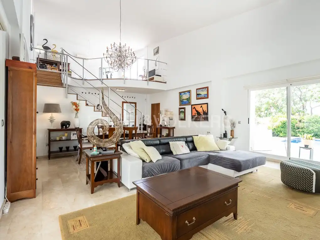 Sala d'estar de Casa o xalet de lloguer en Bétera amb Aire condicionat, Calefacció i Jardí privat